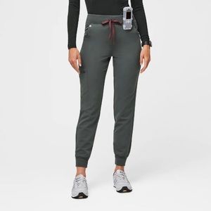 High Waisted Zamora™ Jogger Scrub Pants 2.0 (Bonsai)
